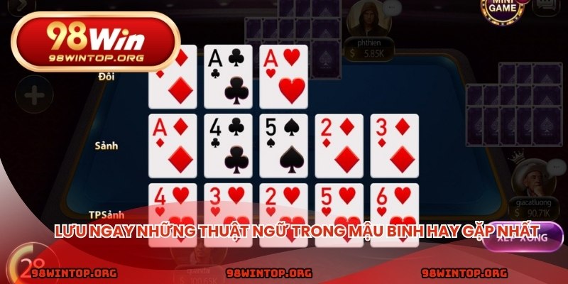 Lưu ngay những thuật ngữ trong Mậu Binh hay gặp nhất